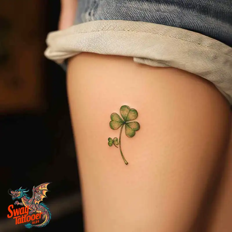 75 Three Leaf Clover Tattoo Designs: Symbolism and Style 15 Three Leaf Clover Tattoo