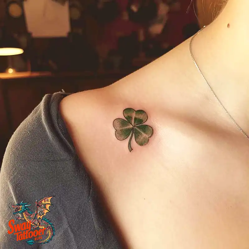 75 Three Leaf Clover Tattoo Designs: Symbolism and Style 9 Three Leaf Clover Tattoo
