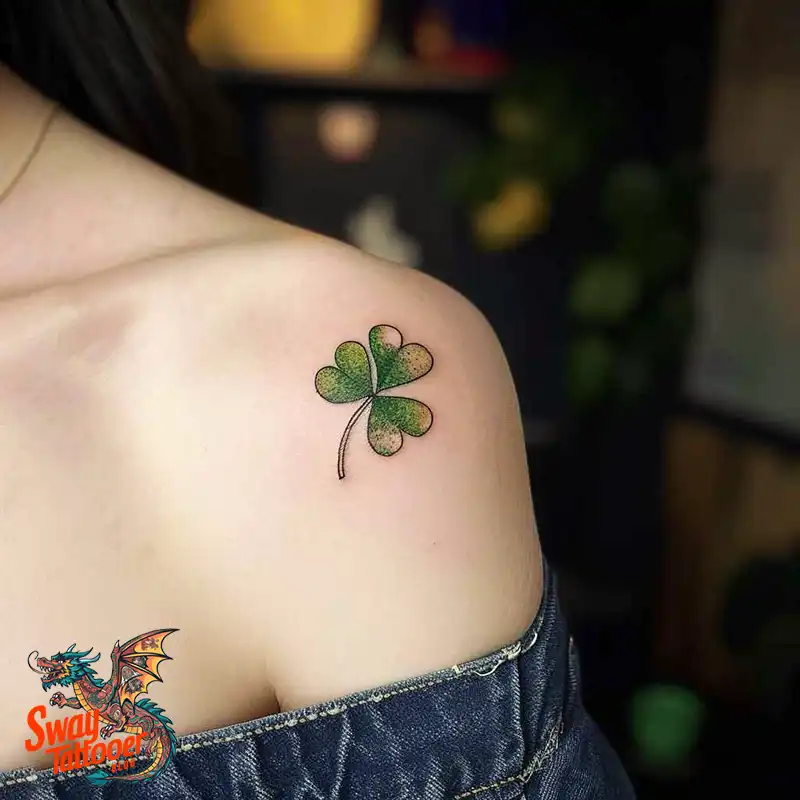 75 Three Leaf Clover Tattoo Designs: Symbolism and Style 8 Three Leaf Clover Tattoo