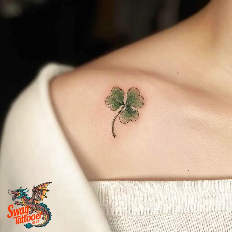 75 Three Leaf Clover Tattoo Designs: Symbolism and Style 7 Three Leaf Clover Tattoo