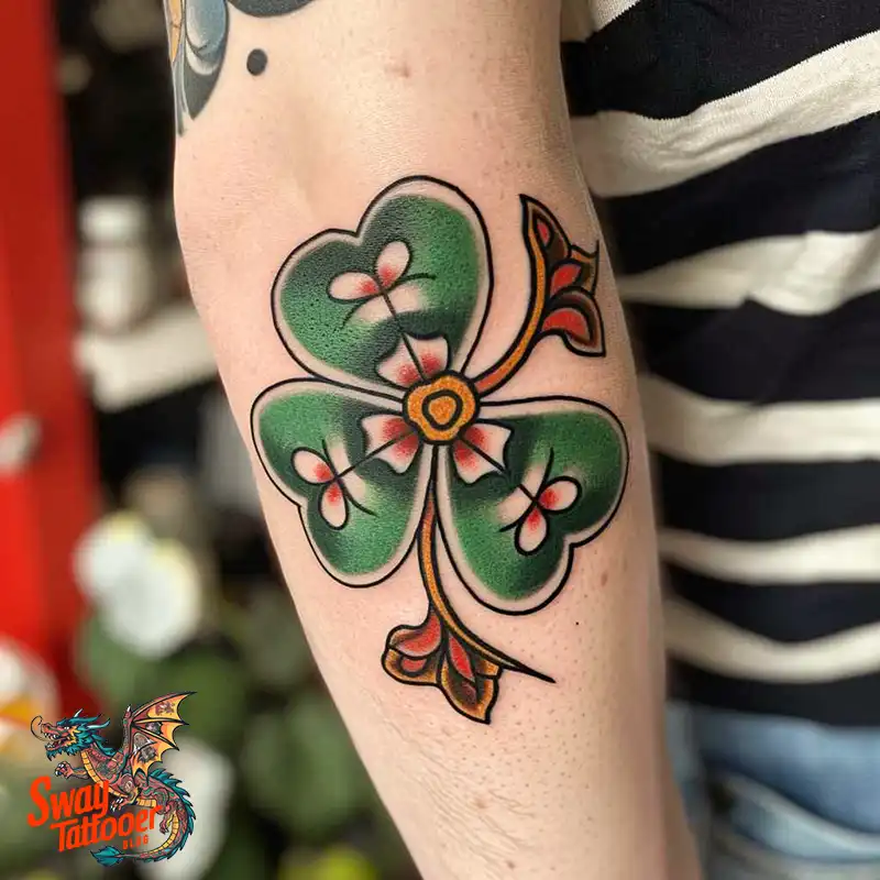 75 Three Leaf Clover Tattoo Designs: Symbolism and Style 3 Three Leaf Clover Tattoo