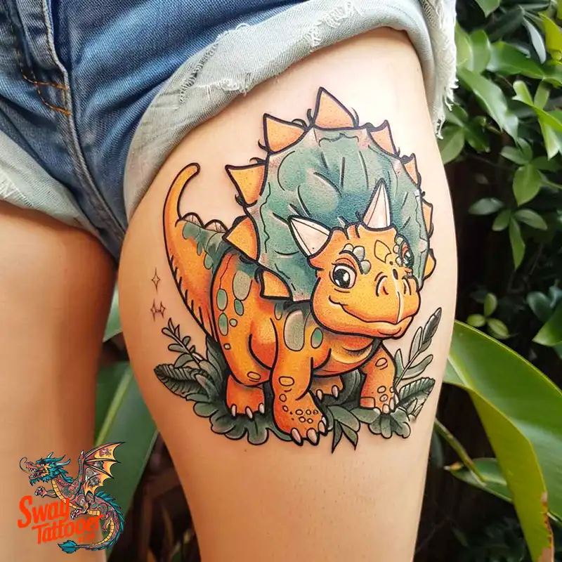 120 Triceratops Tattoo Design Ideas: Roaring Bold Ink 122 triceratops tattoo