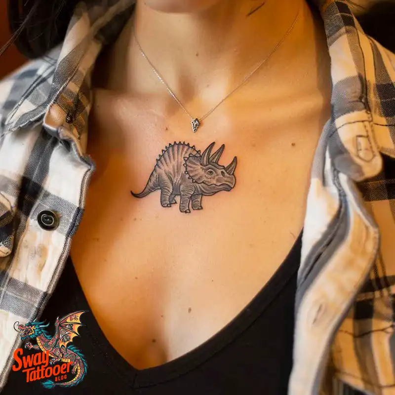 120 Triceratops Tattoo Design Ideas: Roaring Bold Ink 22 triceratops tattoo