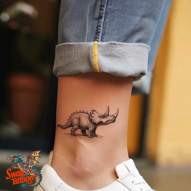 120 Triceratops Tattoo Design Ideas: Roaring Bold Ink 18 triceratops tattoo