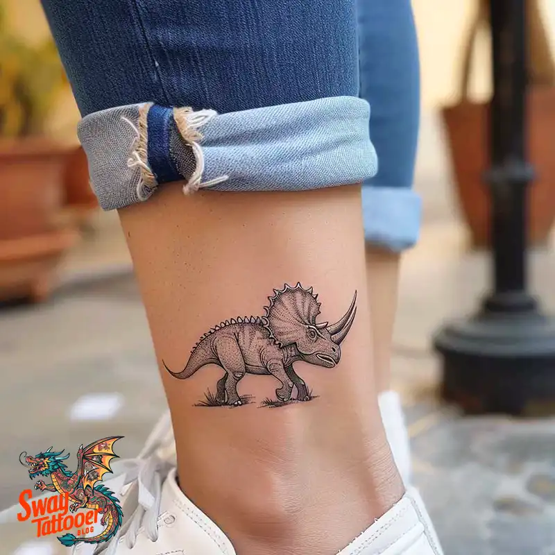 120 Triceratops Tattoo Design Ideas: Roaring Bold Ink 16 triceratops tattoo