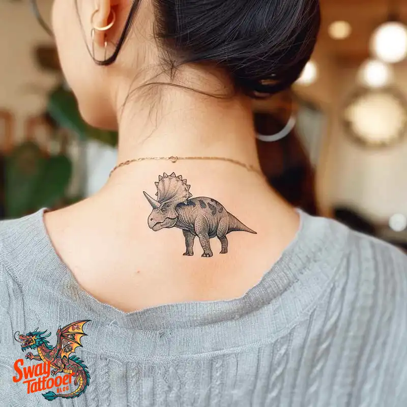 120 Triceratops Tattoo Design Ideas: Roaring Bold Ink 15 triceratops tattoo
