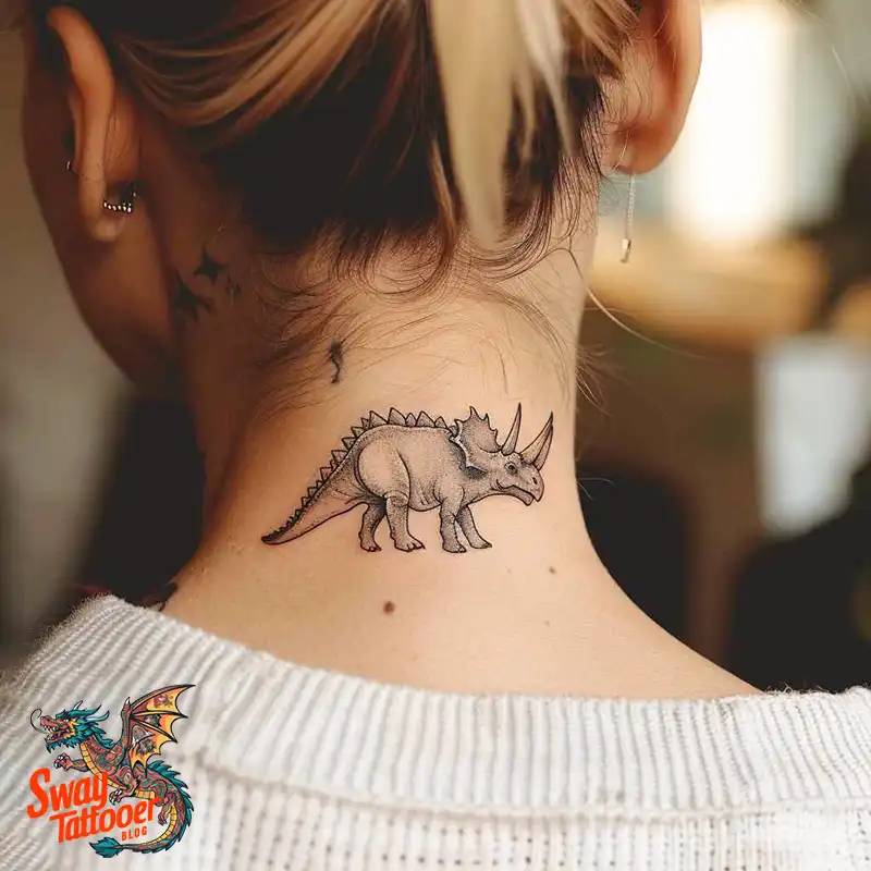 120 Triceratops Tattoo Design Ideas: Roaring Bold Ink 14 triceratops tattoo
