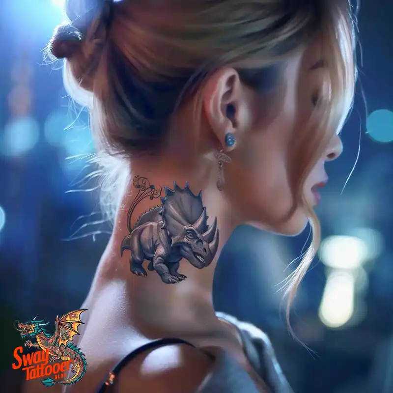 120 Triceratops Tattoo Design Ideas: Roaring Bold Ink 13 triceratops tattoo
