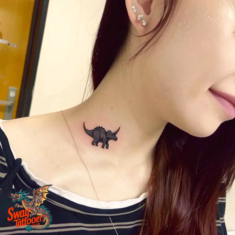 120 Triceratops Tattoo Design Ideas: Roaring Bold Ink 11 triceratops tattoo