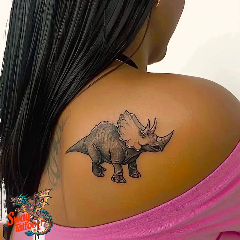 120 Triceratops Tattoo Design Ideas: Roaring Bold Ink 10 triceratops tattoo