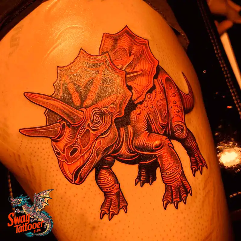 120 Triceratops Tattoo Design Ideas: Roaring Bold Ink 6 triceratops tattoo