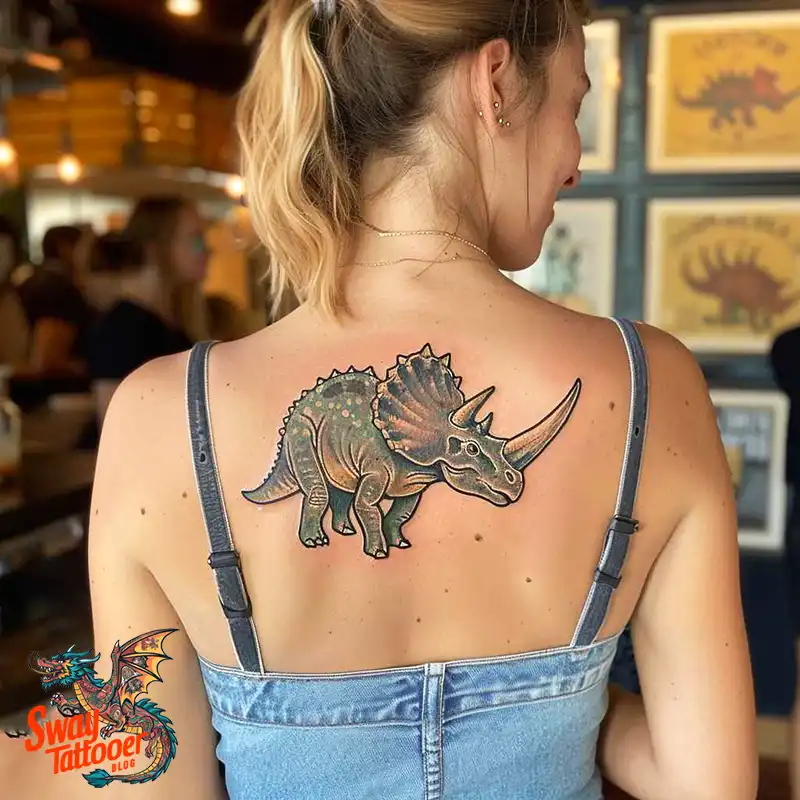 120 Triceratops Tattoo Design Ideas: Roaring Bold Ink 4 triceratops tattoo