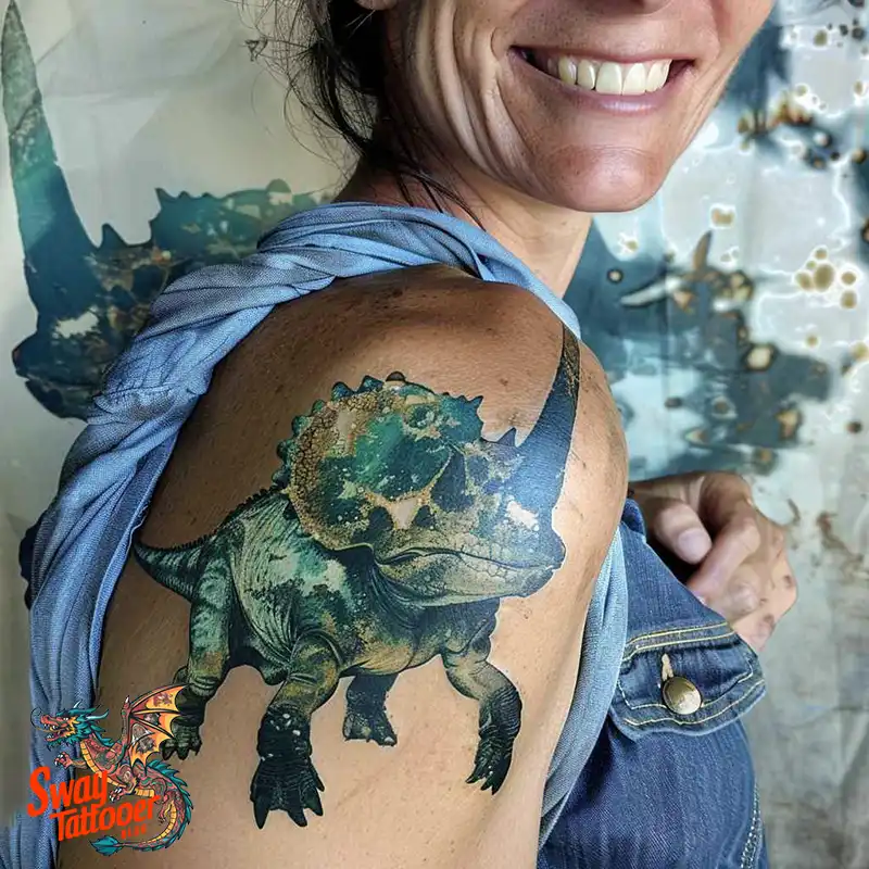120 Triceratops Tattoo Design Ideas: Roaring Bold Ink 1 triceratops tattoo