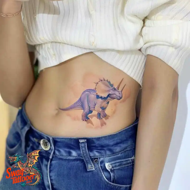 120 Triceratops Tattoo Design Ideas: Roaring Bold Ink 103 triceratops tattoo