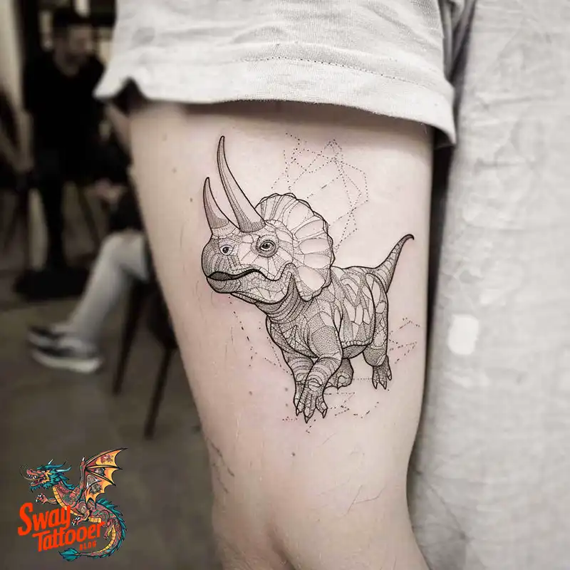 120 Triceratops Tattoo Design Ideas: Roaring Bold Ink 120 triceratops tattoo