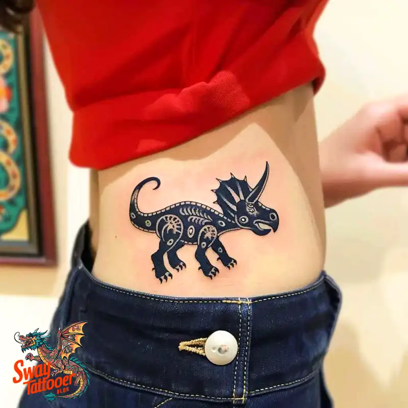 120 Triceratops Tattoo Design Ideas: Roaring Bold Ink 92 triceratops tattoo