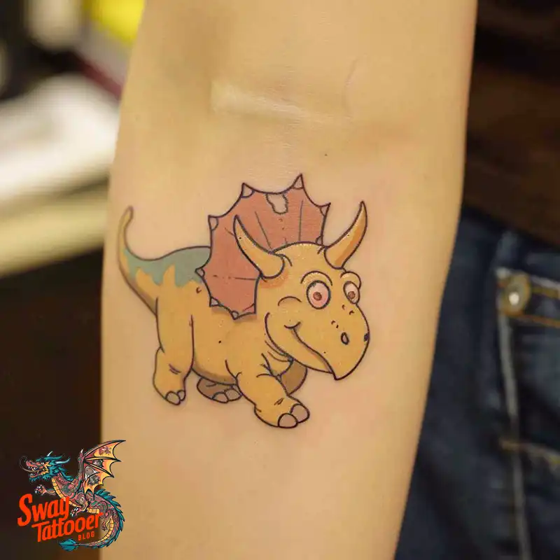 120 Triceratops Tattoo Design Ideas: Roaring Bold Ink 89 triceratops tattoo