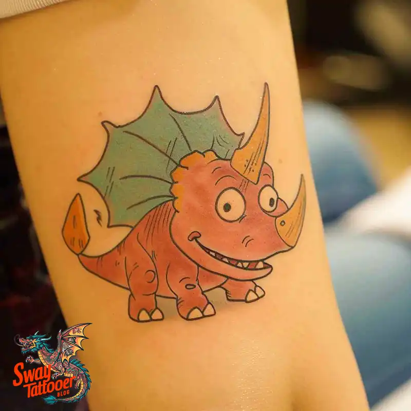 120 Triceratops Tattoo Design Ideas: Roaring Bold Ink 88 triceratops tattoo