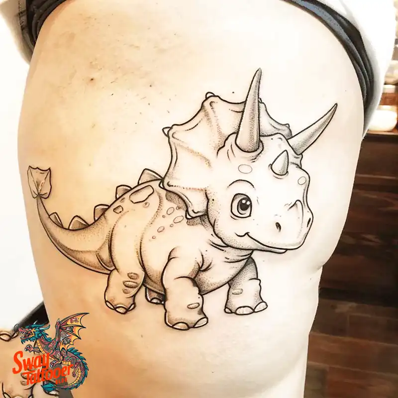 120 Triceratops Tattoo Design Ideas: Roaring Bold Ink 85 triceratops tattoo