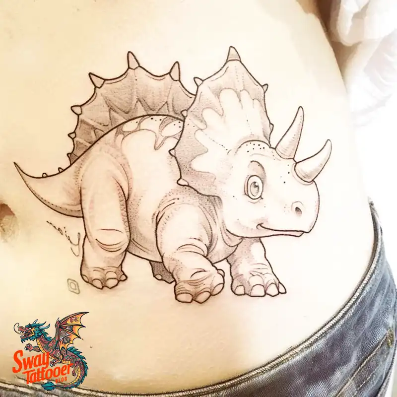 120 Triceratops Tattoo Design Ideas: Roaring Bold Ink 84 triceratops tattoo