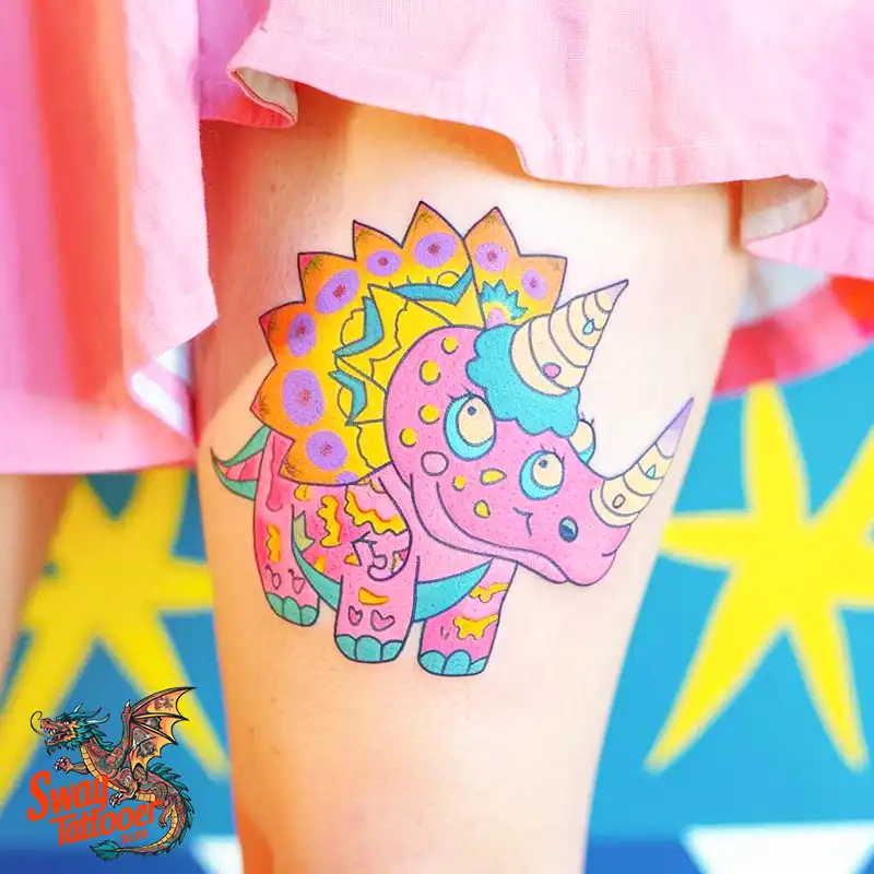 120 Triceratops Tattoo Design Ideas: Roaring Bold Ink 80 triceratops tattoo