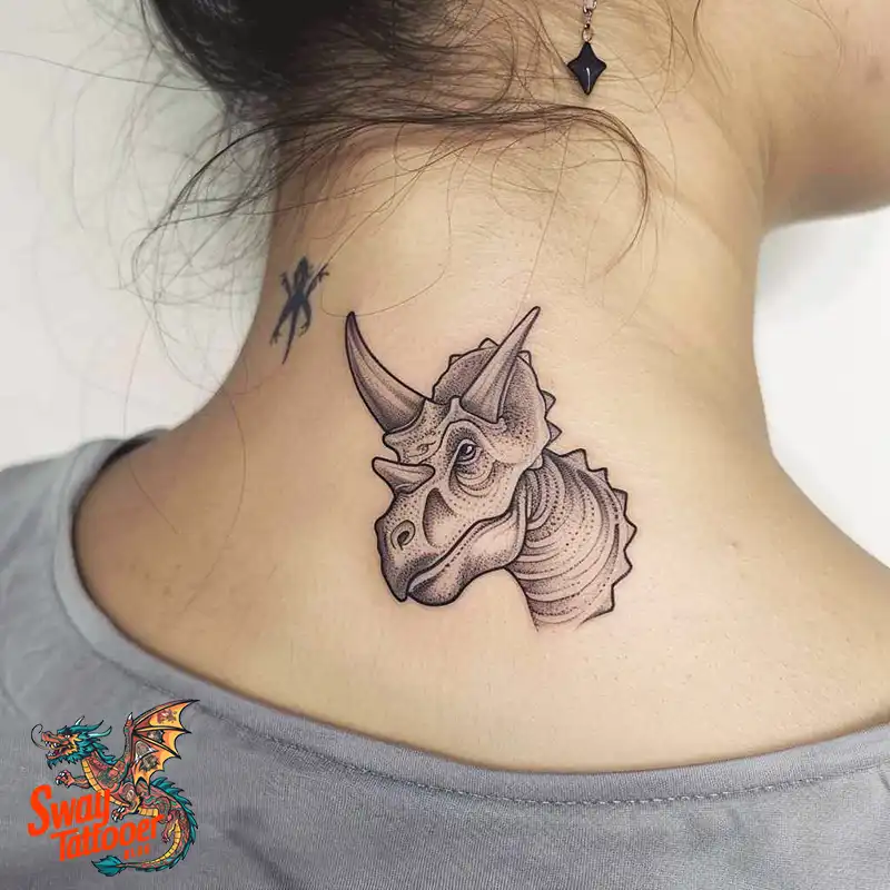120 Triceratops Tattoo Design Ideas: Roaring Bold Ink 74 triceratops tattoo