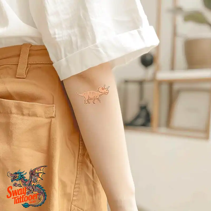 120 Triceratops Tattoo Design Ideas: Roaring Bold Ink 69 triceratops tattoo