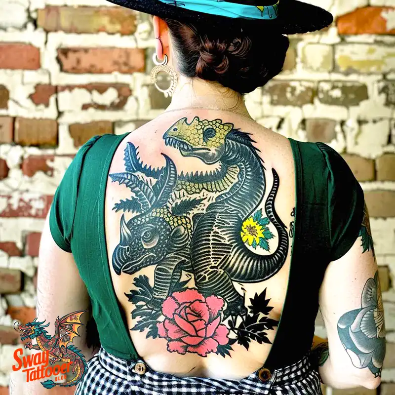 120 Triceratops Tattoo Design Ideas: Roaring Bold Ink 57 triceratops tattoo