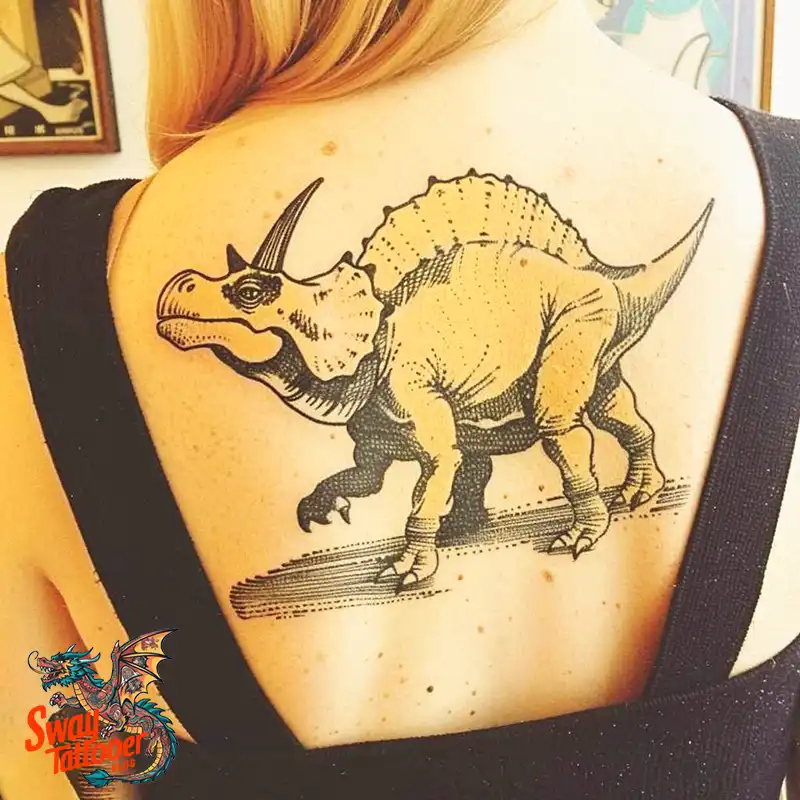 120 Triceratops Tattoo Design Ideas: Roaring Bold Ink 55 triceratops tattoo