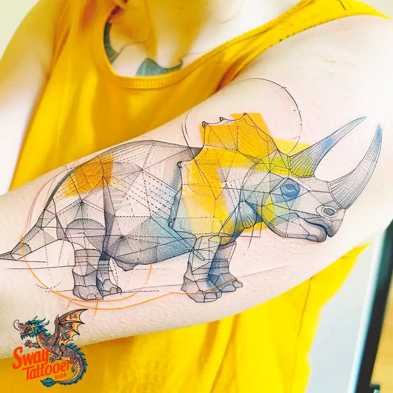120 Triceratops Tattoo Design Ideas: Roaring Bold Ink 51 triceratops tattoo