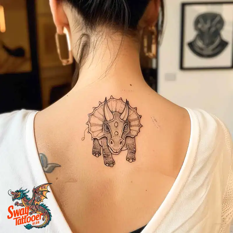 120 Triceratops Tattoo Design Ideas: Roaring Bold Ink 47 triceratops tattoo