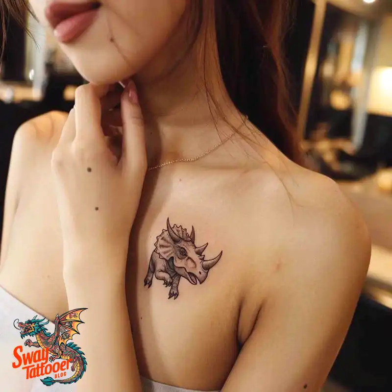 120 Triceratops Tattoo Design Ideas: Roaring Bold Ink 45 triceratops tattoo