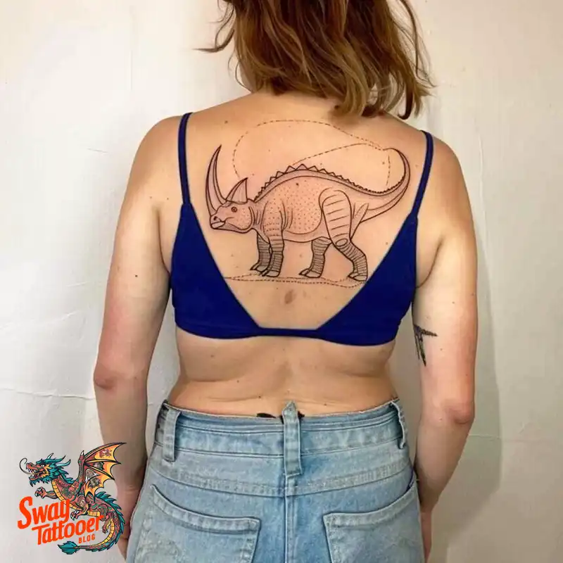 120 Triceratops Tattoo Design Ideas: Roaring Bold Ink 41 triceratops tattoo