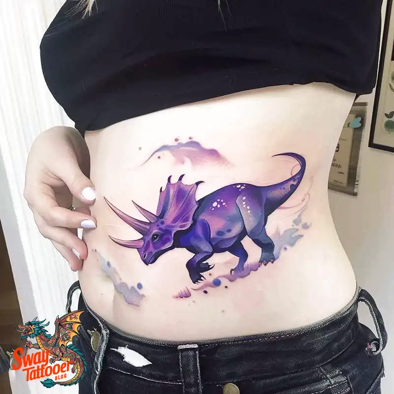 120 Triceratops Tattoo Design Ideas: Roaring Bold Ink 33 triceratops tattoo