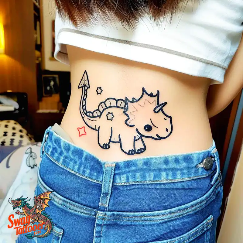 120 Triceratops Tattoo Design Ideas: Roaring Bold Ink 31 triceratops tattoo