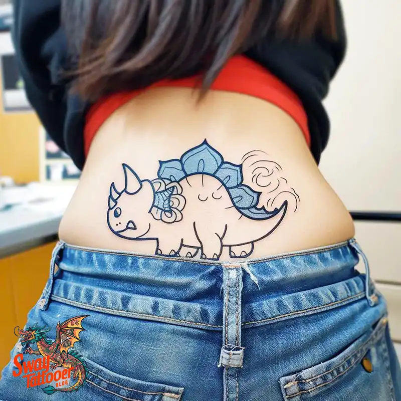 120 Triceratops Tattoo Design Ideas: Roaring Bold Ink 28 triceratops tattoo