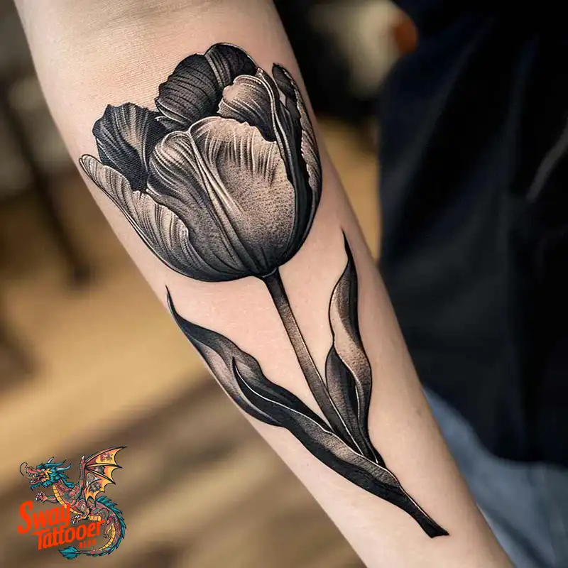 120 Tulip Tattoo Design Ideas: Blooming Beauty and Meaning 120 tulip