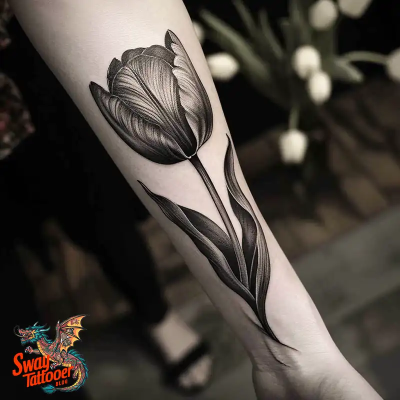 120 Tulip Tattoo Design Ideas: Blooming Beauty and Meaning 119 tulip 1