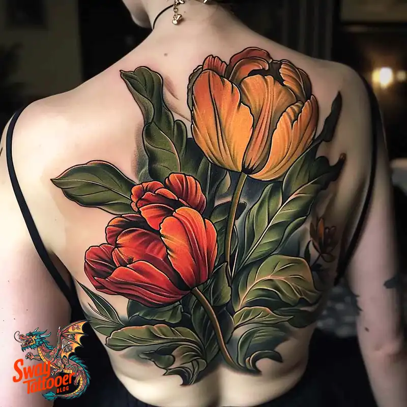 120 Tulip Tattoo Design Ideas: Blooming Beauty and Meaning 12 tulip 108