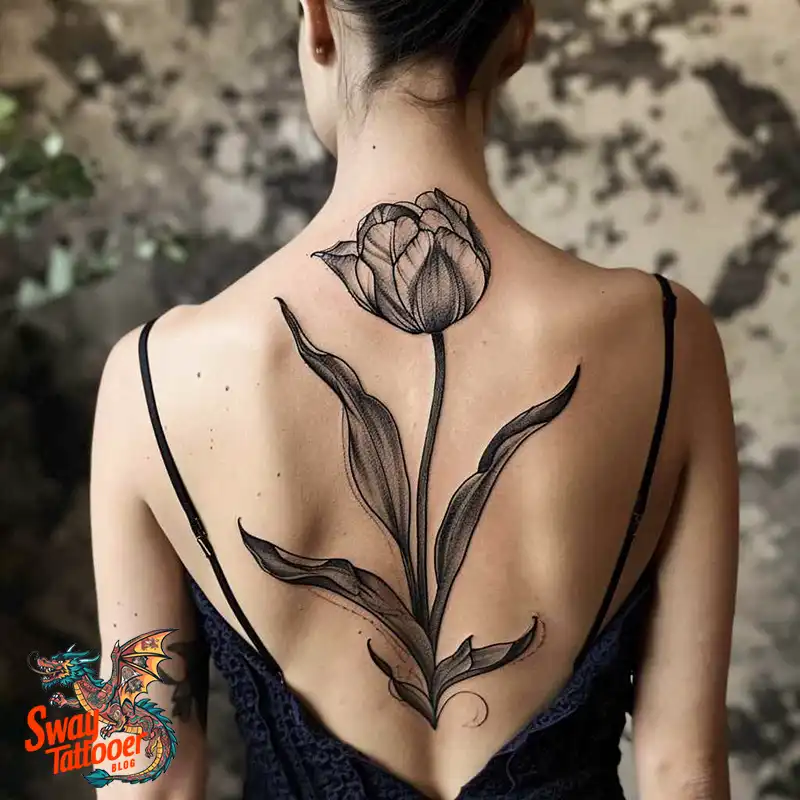 120 Tulip Tattoo Design Ideas: Blooming Beauty and Meaning 1 tulip 119