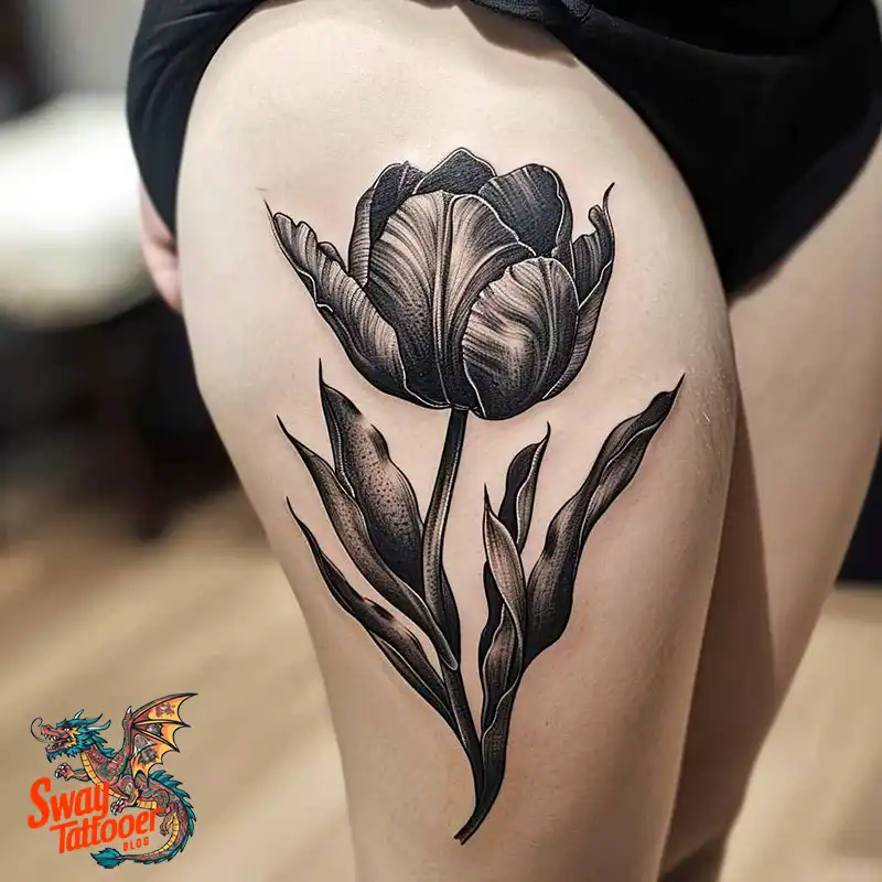 120 Tulip Tattoo Design Ideas: Blooming Beauty and Meaning 106 tulip 14