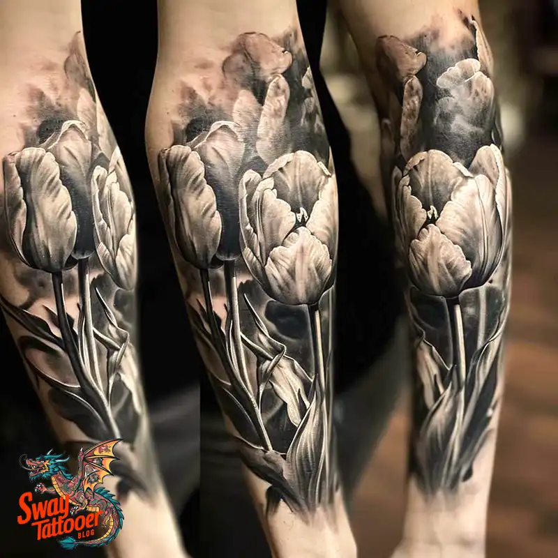 120 Tulip Tattoo Design Ideas: Blooming Beauty and Meaning 104 tulip 16