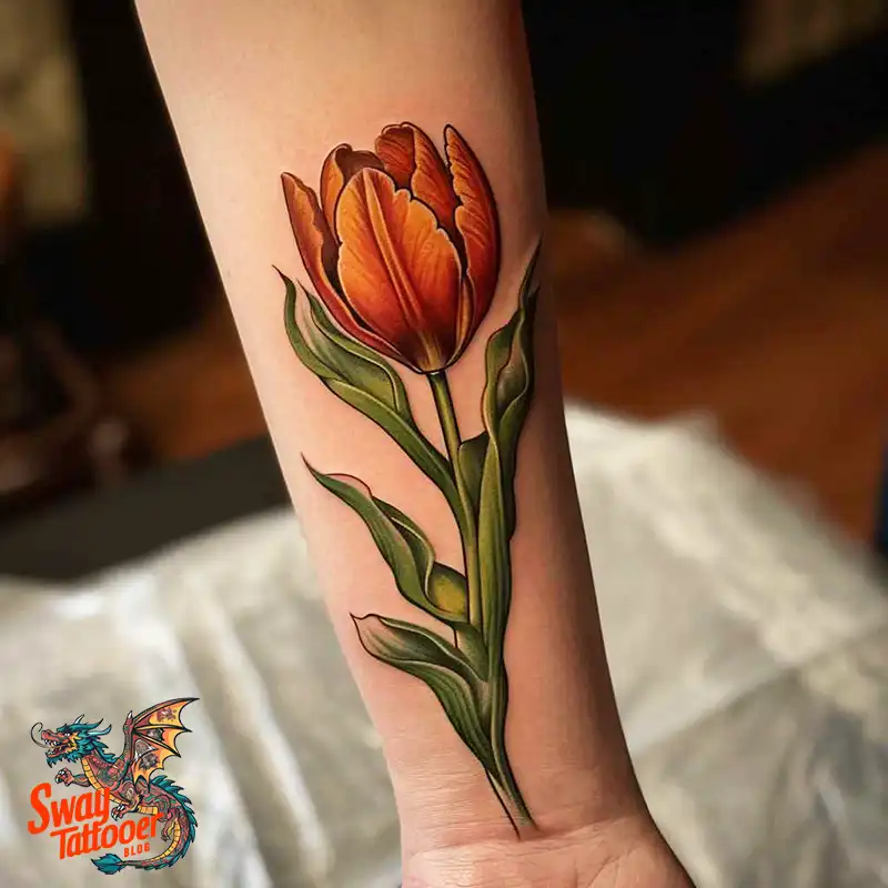 120 Tulip Tattoo Design Ideas: Blooming Beauty and Meaning 102 tulip 19