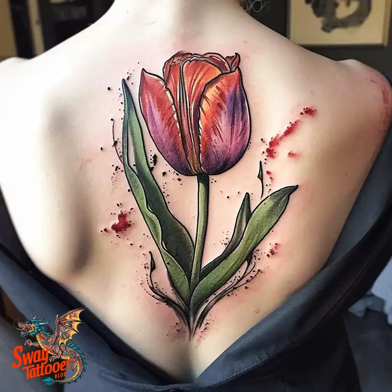 120 Tulip Tattoo Design Ideas: Blooming Beauty and Meaning 98 tulip 21