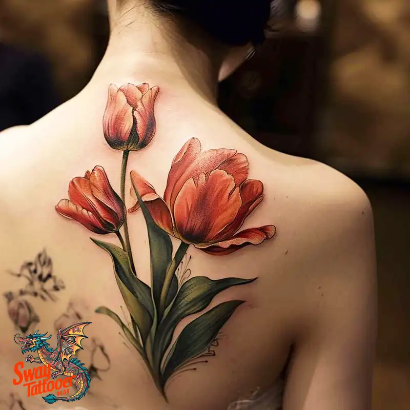 120 Tulip Tattoo Design Ideas: Blooming Beauty and Meaning 99 tulip 22
