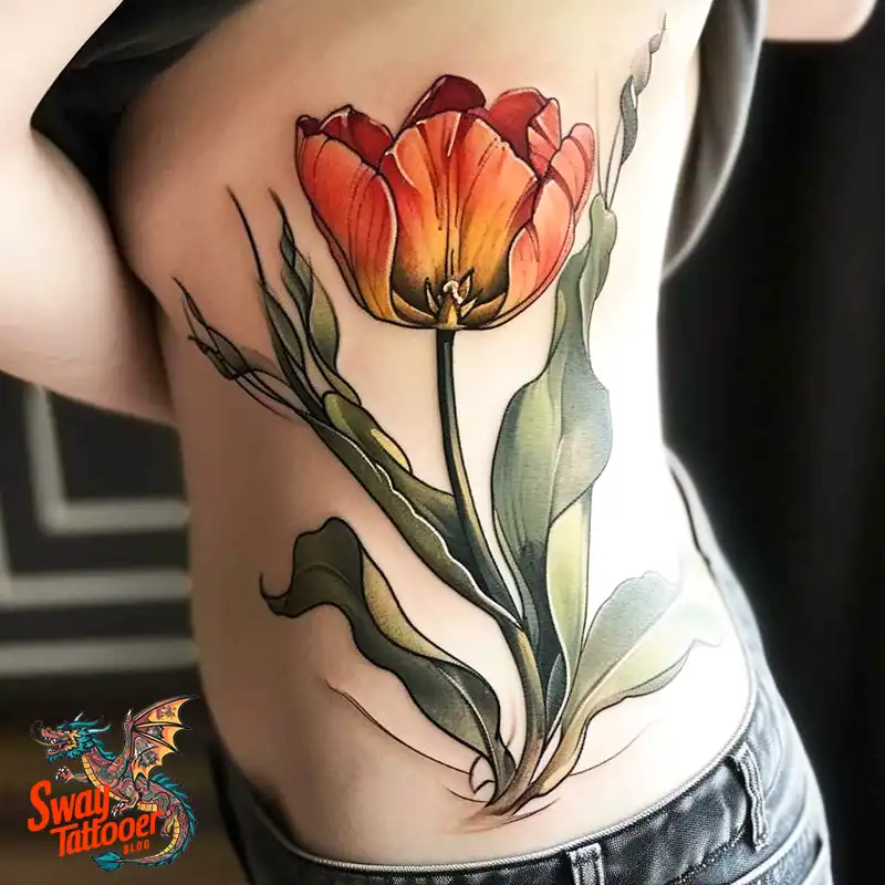 120 Tulip Tattoo Design Ideas: Blooming Beauty and Meaning 92 tulip 28