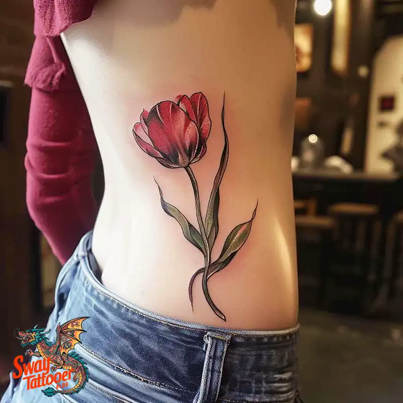 120 Tulip Tattoo Design Ideas: Blooming Beauty and Meaning 91 tulip 29