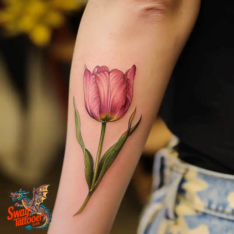 120 Tulip Tattoo Design Ideas: Blooming Beauty and Meaning 81 tulip 39