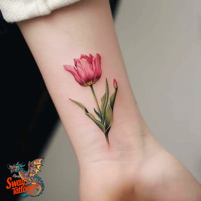 120 Tulip Tattoo Design Ideas: Blooming Beauty and Meaning 77 tulip 46