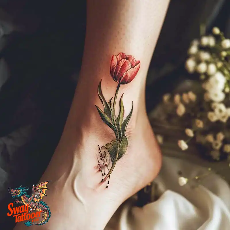 120 Tulip Tattoo Design Ideas: Blooming Beauty and Meaning 69 tulip 51